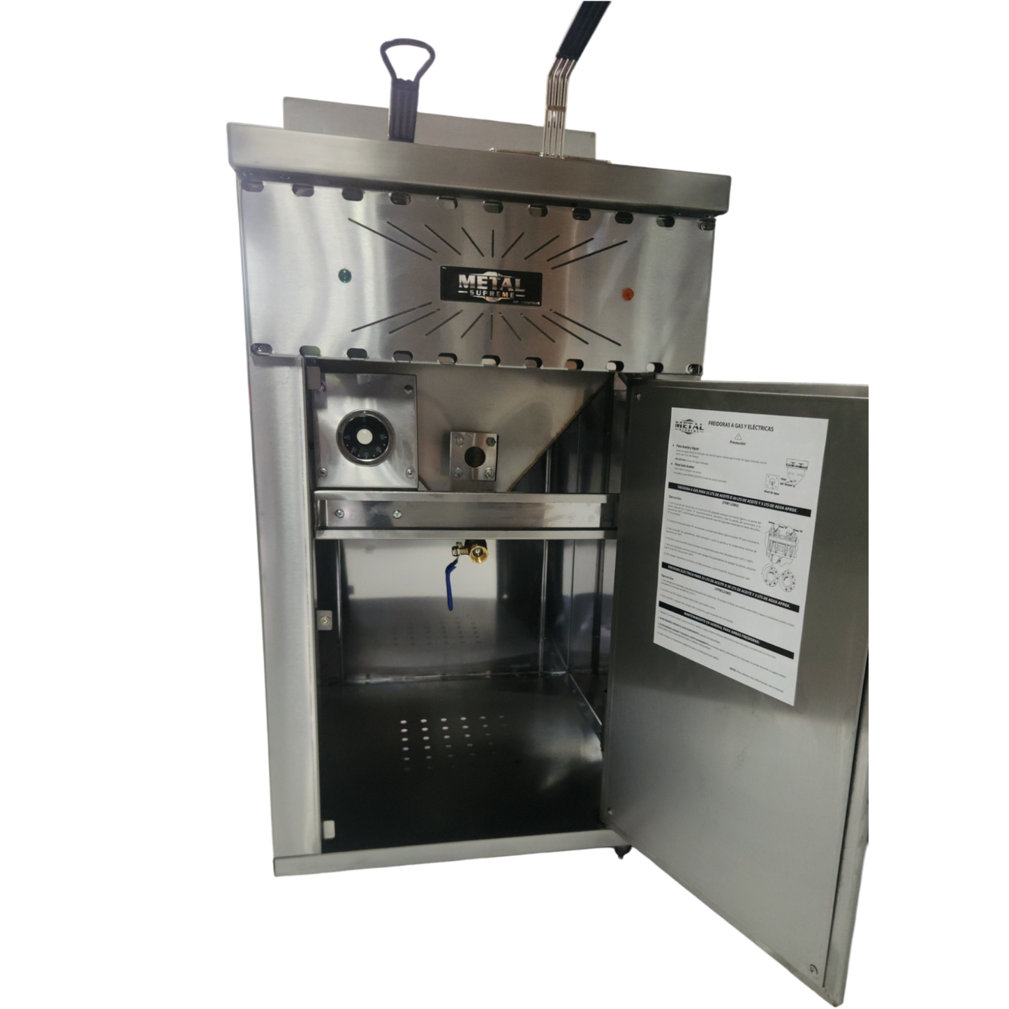 ELECTRIC FRYER FOR 33 LTS OF OIL OR 30 LTS OF OIL AND 3 LTS OF WATER APPROX.