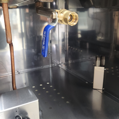 GAS FRYER FOR 35 LTS OF OIL OR 30 LTS OF OIL AND 5 LTS OF WATER APPROX.