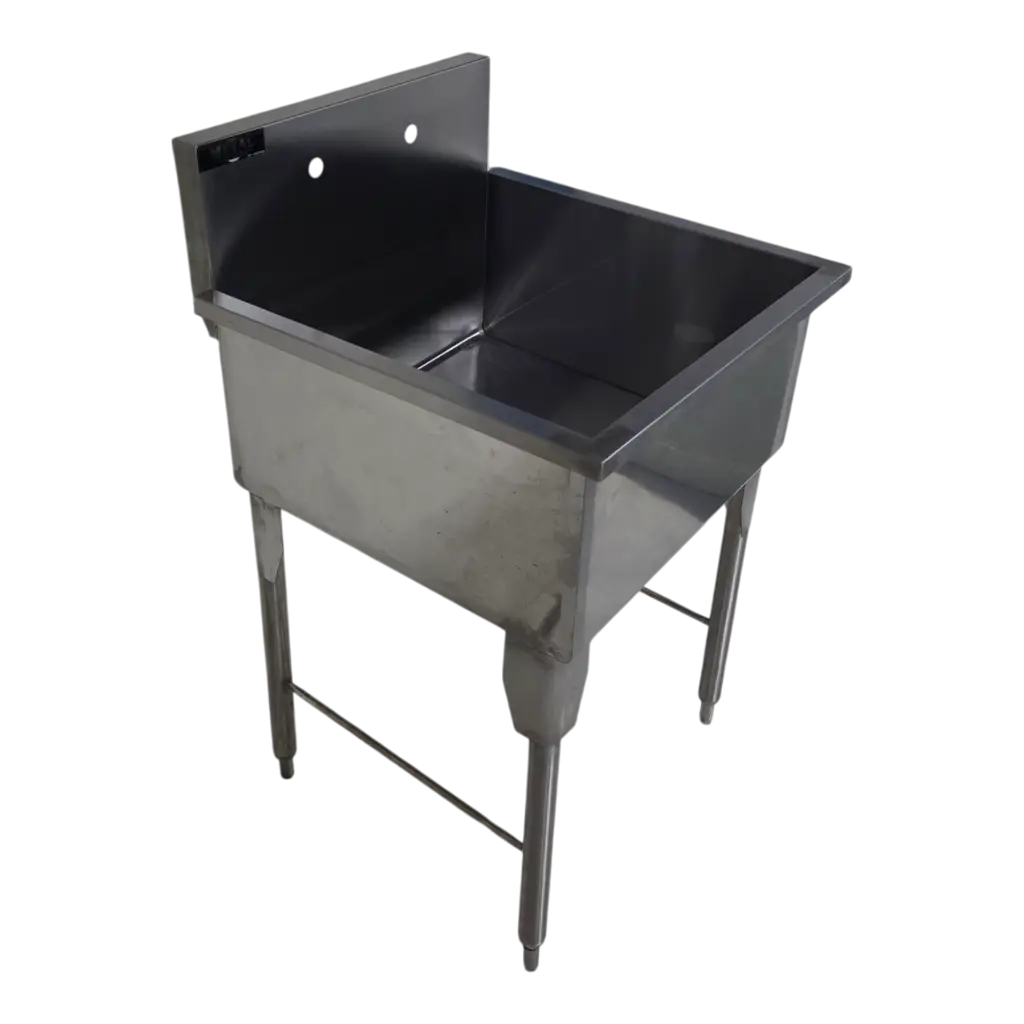 FREGADERO SENCILLO 68 X 70 X 90 EN AI 430