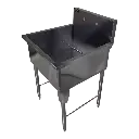 FREGADERO SENCILLO 68 X 70 X 90 EN AI 430