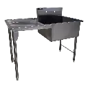 FREGADERO SENCILLO C/ESCURRIDOR IZQUIERDO130X70X90 AI430