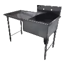 FREGADERO SENCILLO C/ESCURRIDOR IZQUIERDO130X70X90 AI430