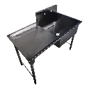 FREGADERO SENCILLO C/ESCURRIDOR IZQUIERDO130X70X90 AI430
