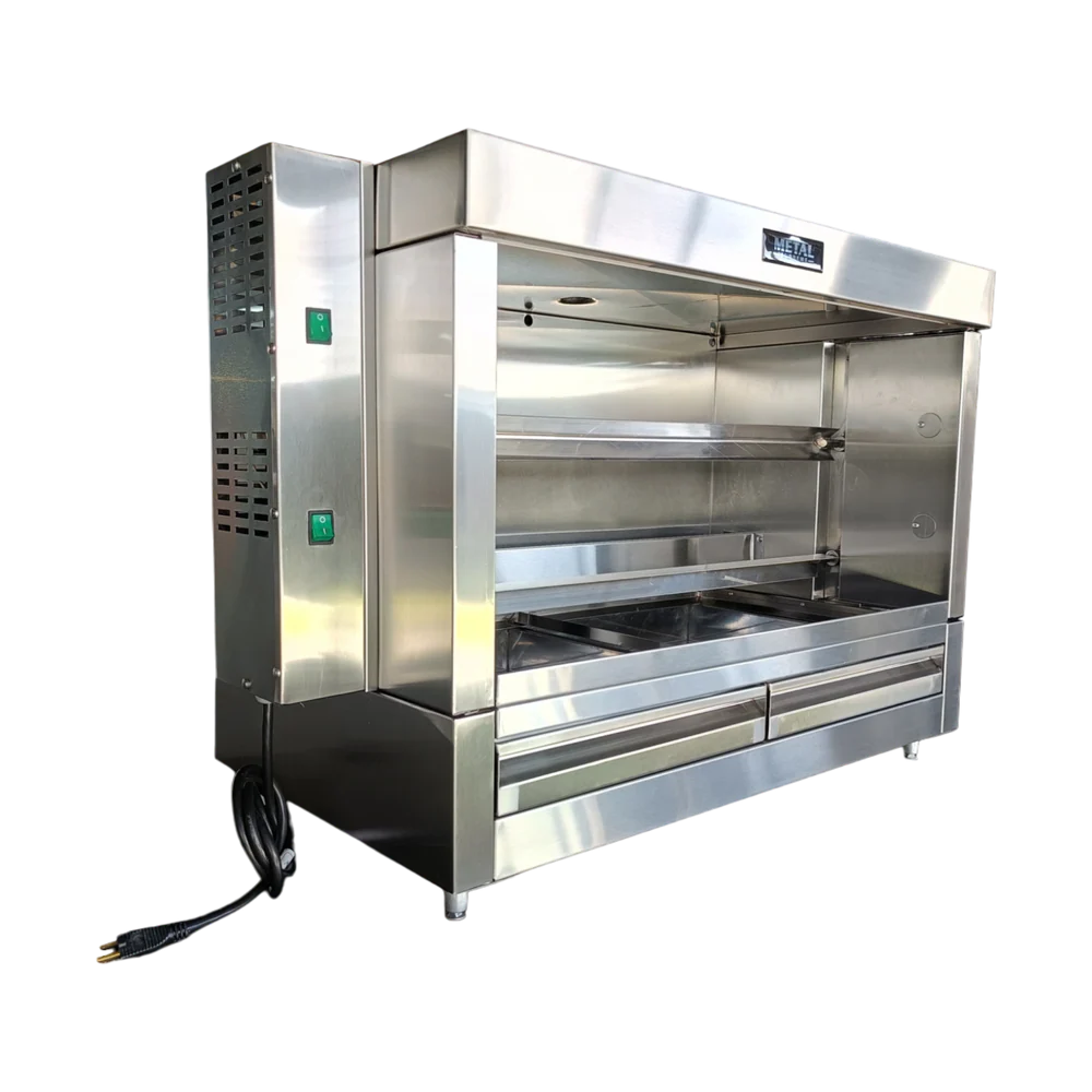 ASADOR 10 POLLOS A GAS MOTORES INDEPENDIENTES
