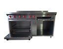 COCINA 6 HORNILLAS, PLANCHA, GRAT. Y HORNO EN A/I 430 C/SEG