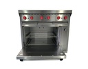 COCINA 6 HORNILLAS Y HORNO EN A/I 430 CON / SEG