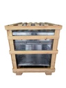 COCINA 6 HORNILLAS Y HORNO EN A/I 430 CON / SEG