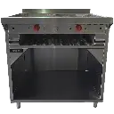 PLANCHA DE 90CM Y GRATINADOR CON GABINETE AI 430