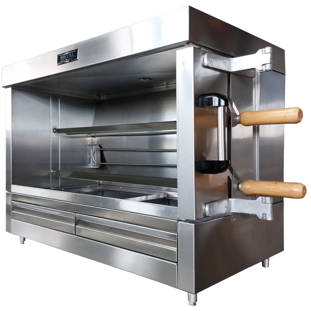 ASADOR 10 POLLOS ELECTRICO, MOTORES INDEPENDIENTES