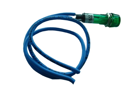 RPTO. LUZ ESPIA TFB-10SC9 10mm VERDE 2" 220V