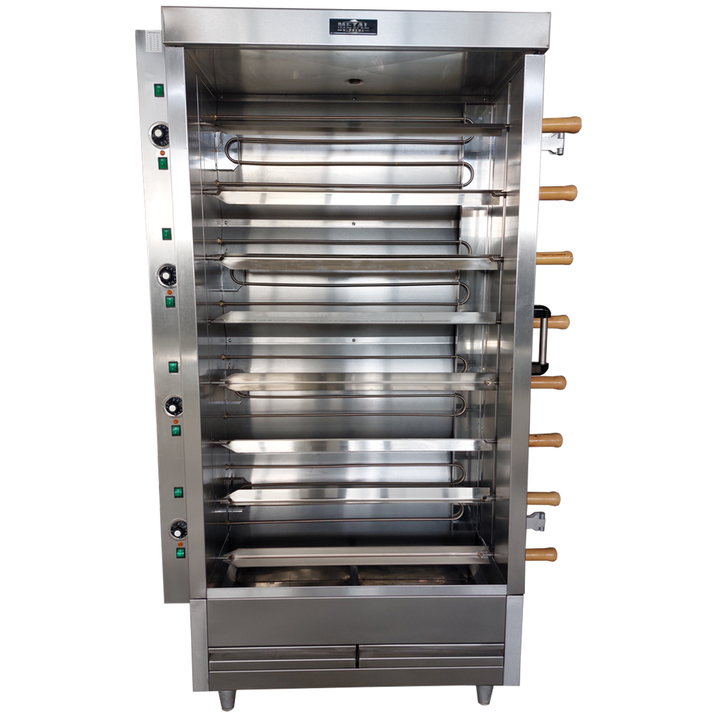8 SKEWERS ELECTRIC ROTISSERIE                               