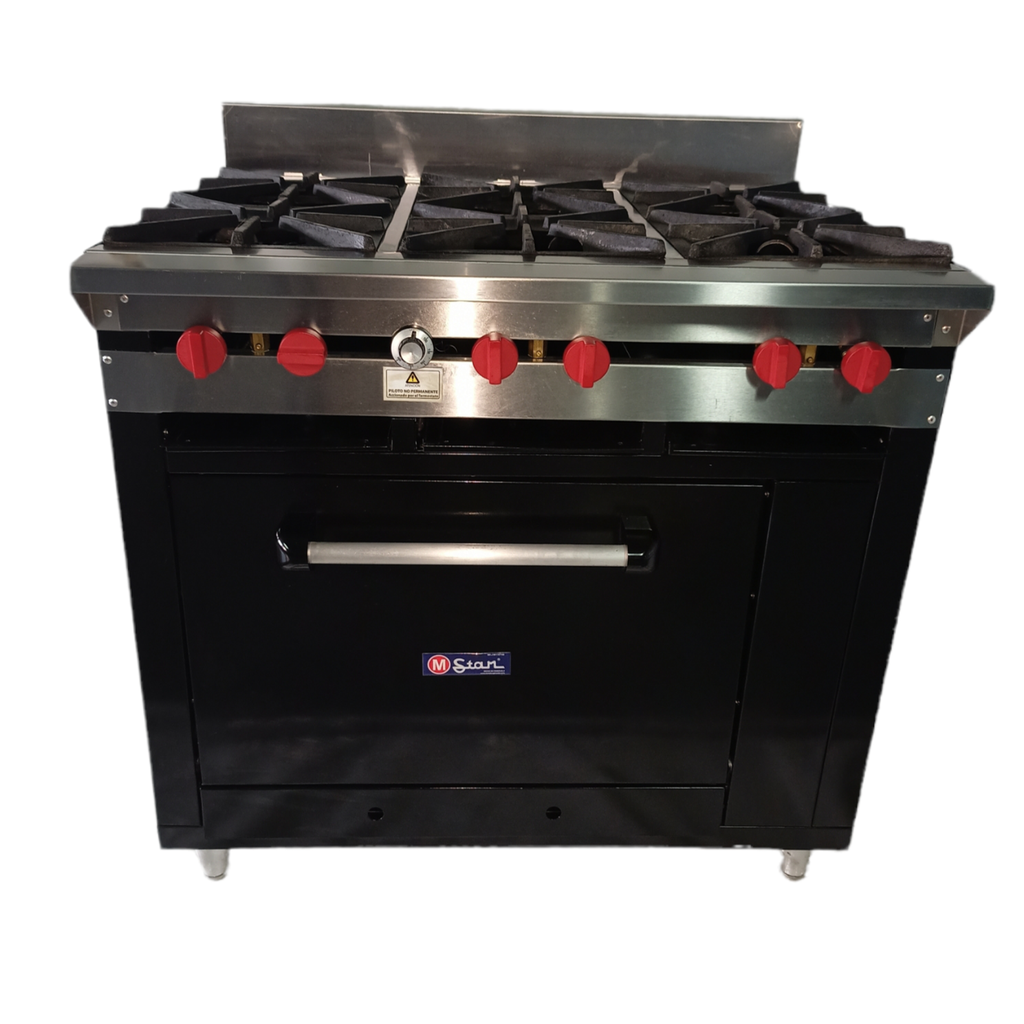 COCINA 6 HORNILLAS HONDAS Y HORNO