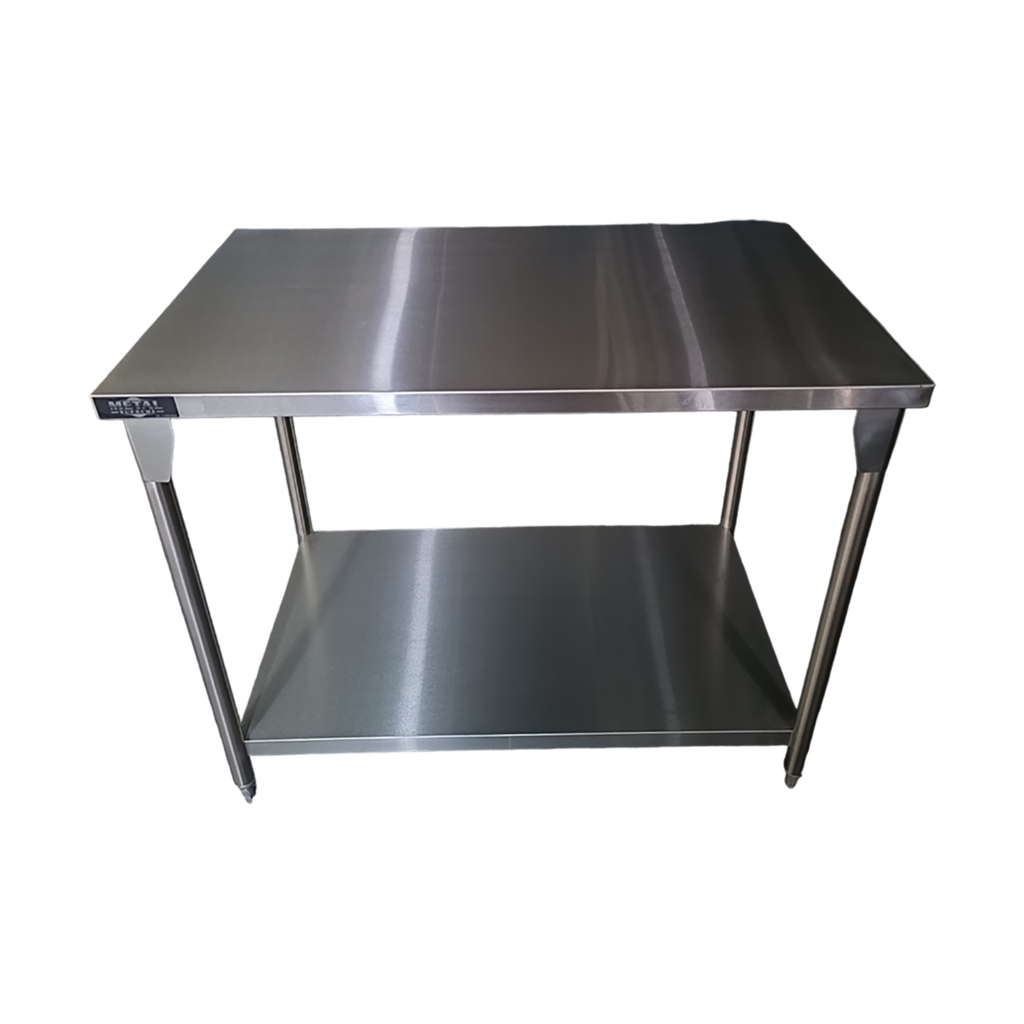 MESA CENTRAL 112 X 70 X 90 CON ENTREPAÑO EN AI
