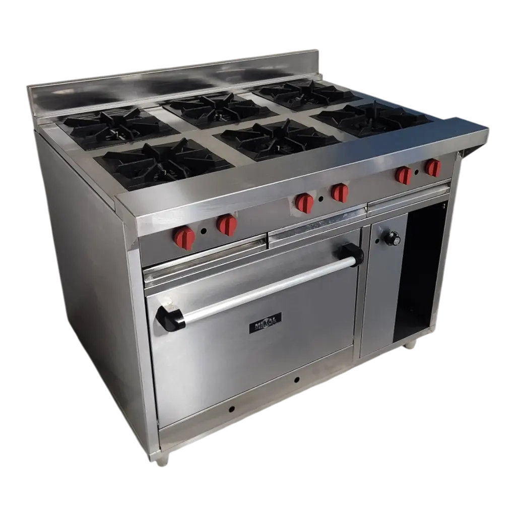6 BURNERS TOP WIDE RANGE WITH STANDARD OVEN
