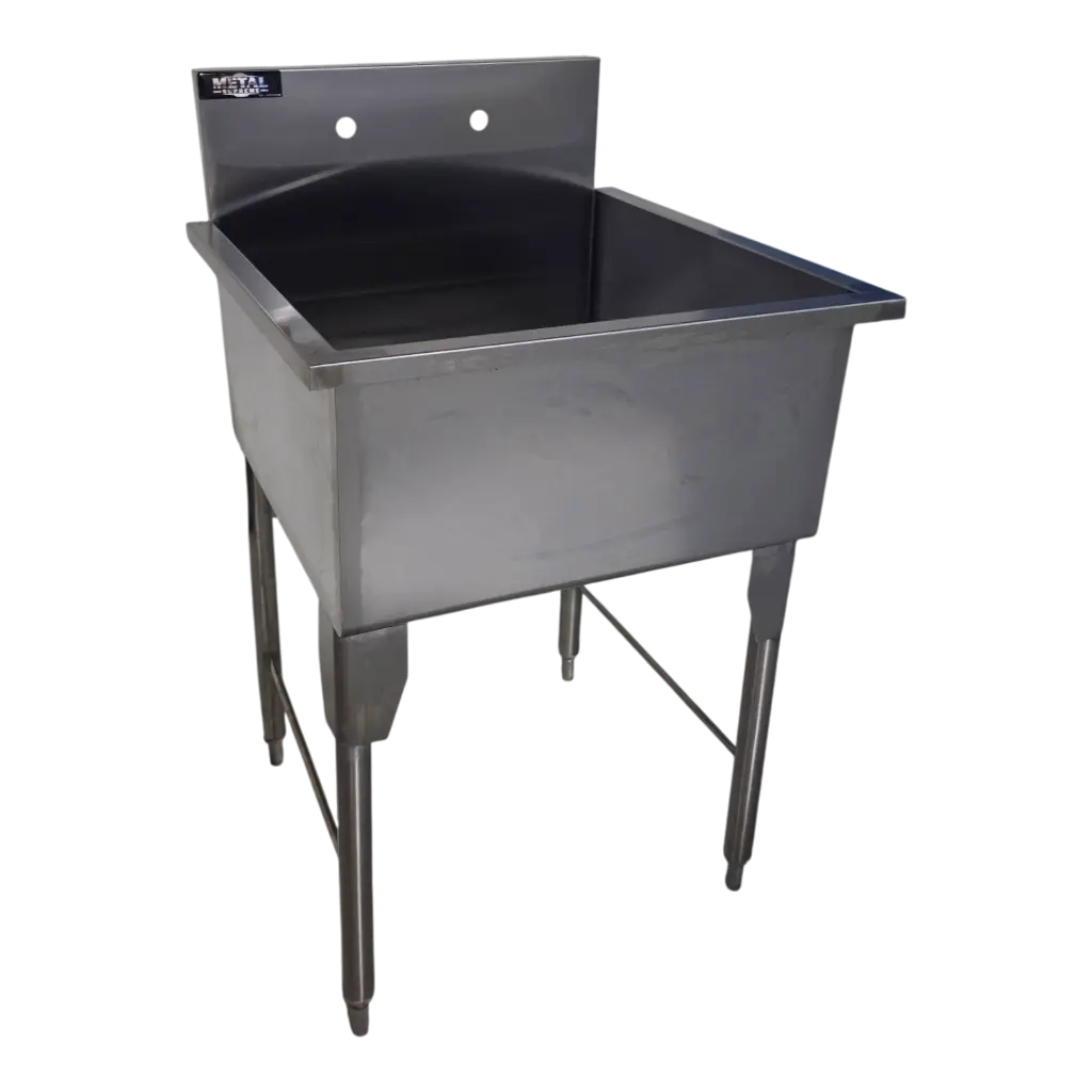 FREGADERO SENCILLO 70 X 70 X 90 EN AI 430