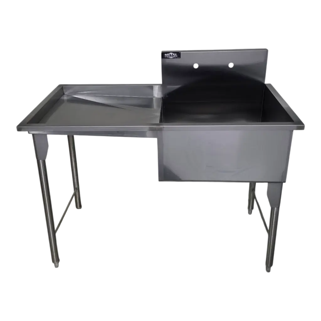 FREGADERO SENCILLO C/ESCURRIDOR IZQUIERDO130X70X90 AI430