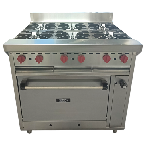 [CIHM46018G] COCINA 6 HORNILLAS Y HORNO EN A/I 430 CON / SEG