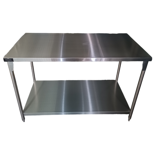 [TCSM180-8] MESA CENTRAL 180X70X90 CON ENTREPAÑO EN AI 430