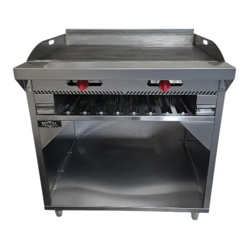 [PLM60708G] PLANCHA TOPE AMPLIO 90 CMS GRATINADOR Y GABINETE