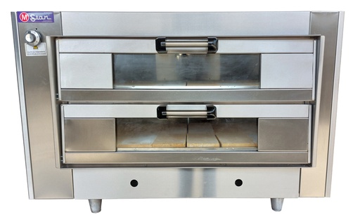 [HP12248G] HORNO A GAS 2 CÁM BOC 14 PISO REFRACT.PTA DE VIDRIO AI 430