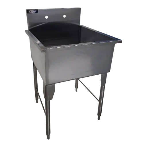 [SK10-8] FREGADERO SENCILLO 70 X 70 X 90 EN AI 430